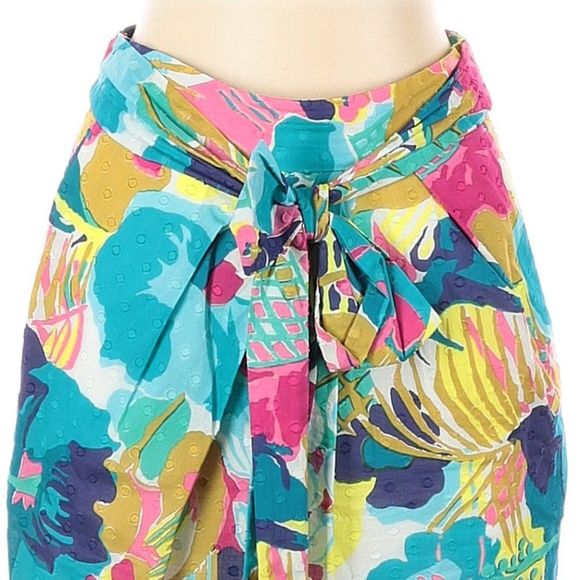 NWOT J.Crew Vibrant Floral Tie Waist Skirt - Picture 3 of 13
